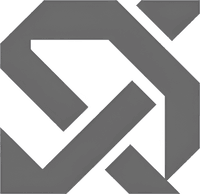 Минималистичный абстрактный логотип клининговой компании Gc-C в серых тонах на белом фоне