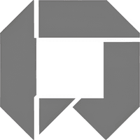 Минималистичный абстрактный логотип клининговой компании Gc-C в серых тонах на белом фоне